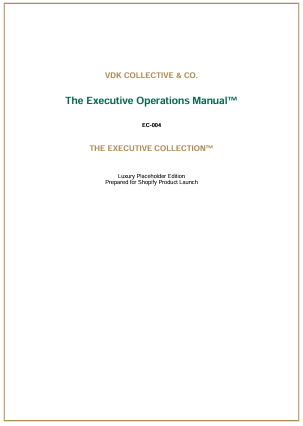 The Executive Operations Manual™